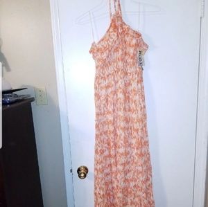 Mudd orange maxi dress